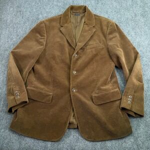 Polo Ralph Lauren Blazer Mens Extra Large Corduroy Three Button Sport Coat *READ